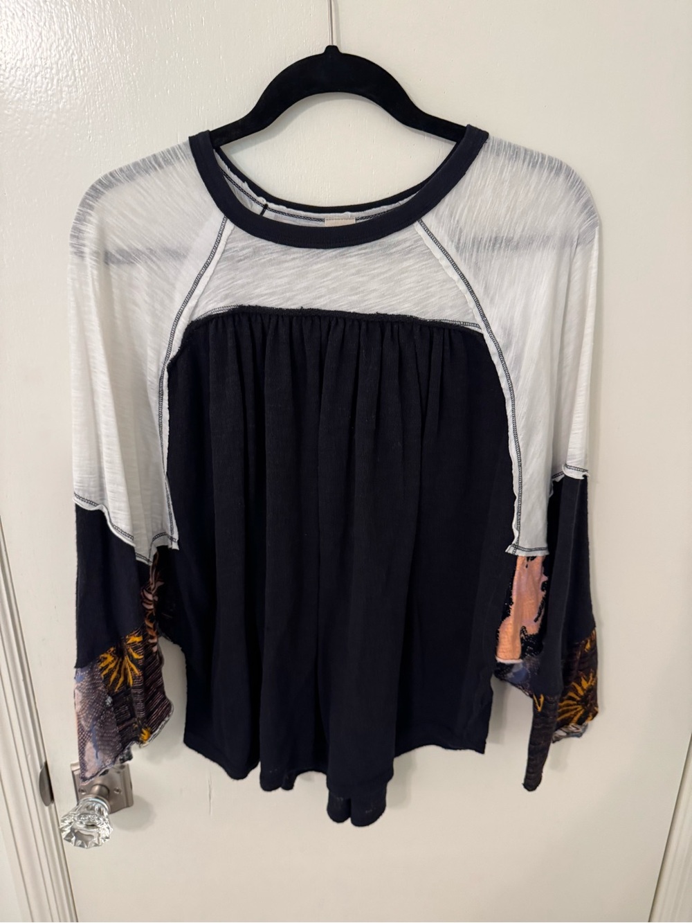 Free People Friday Fever Raglan Contrast T Shirt - Picture 4 of 7